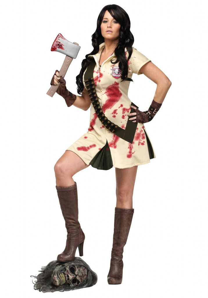 sexy zombie hunter costume
